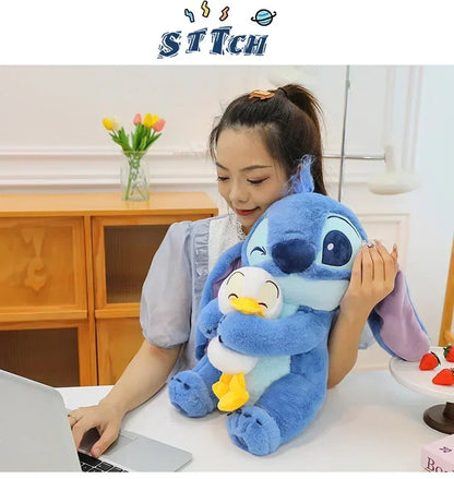 30/45cm  Stitch Plush Toy - Cute Lilo & Stitch Doll,Kawaii Donald Duck Stuffed Animal,Soft Birthday Gift for Kids Children