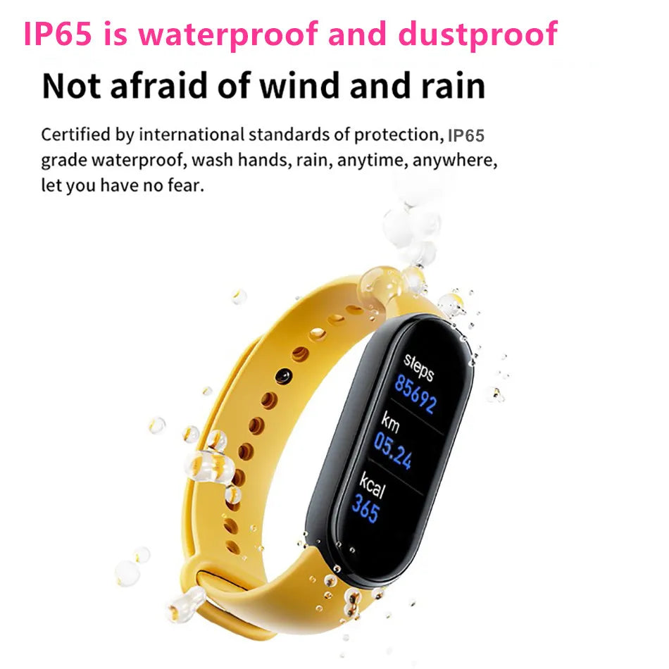 M6 Smart Watch for Fitness Tracking and Heart Rate Monitoring - Smarsty