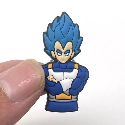 New JIBBITZ Dragon Ball Shoe Charm For Clogs PVC Waterproof Sandals Decorate Buckle Decorations Accessories Toys Gift