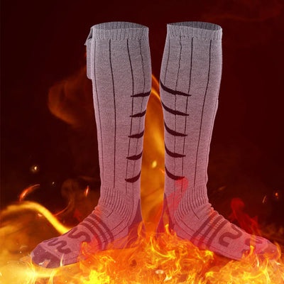 Electric Heating Socks 3 Mode Rechargeable Anti-Cold Thermal Heated Foot Warmer For Outdoor Camping Ski Sport Winter(no battery)