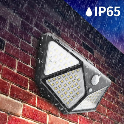 100 LED Solar Wall Light with Motion Sensor - Smarsty