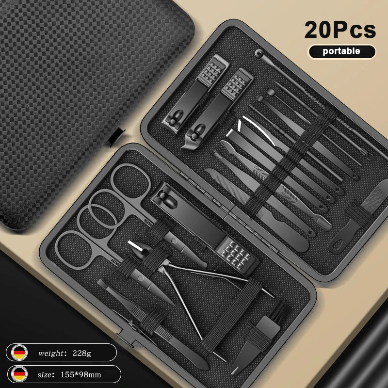 Stainless Steel Nail Clipper Set for Ultimate Grooming - Smarsty