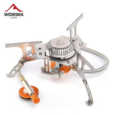 Widesea Camping Gas Stove Outdoor Tourist Burner Strong Fire Heater Tourism Cooker Survival Furnace Supplies Equipment Picnic by Smarsty