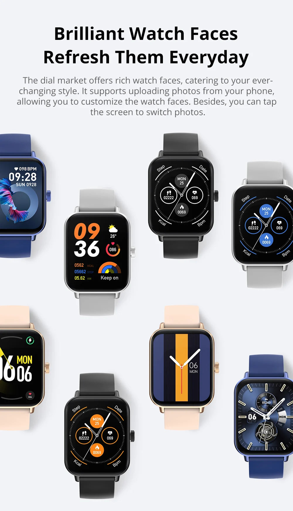 COLMI P81 Smart Watch with Voice Calling and Health Monitor - Smarsty