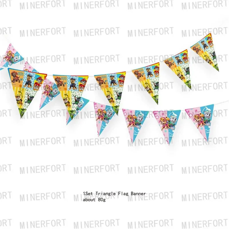 Paw Patrol Birthday Tableware Set for Fun Celebrations - Smarsty