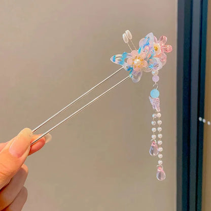 Elegant Flower Tassel Hair Clip for Women - Smarsty