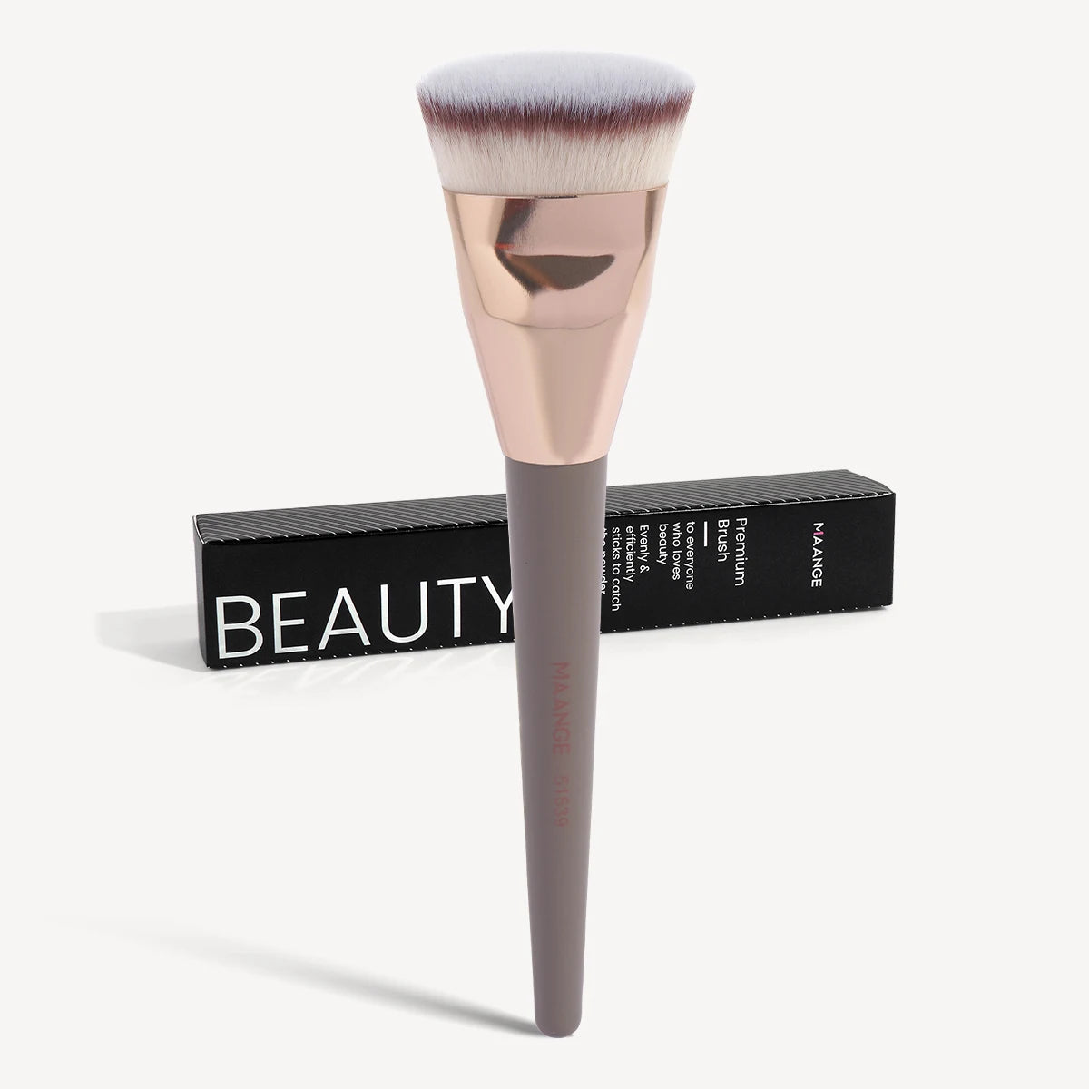 MAANGE Flat Round Makeup Brush for Flawless Application - Smarsty