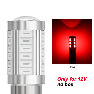 2pcs LED 1156 BA15S P21W 1157 BAU15S PY21W P21/5W BAY15D For Car Truck ATV Light Canbus 5630SMD Turn Signal Lamp DRL Bulb 12V24V - Smarsty