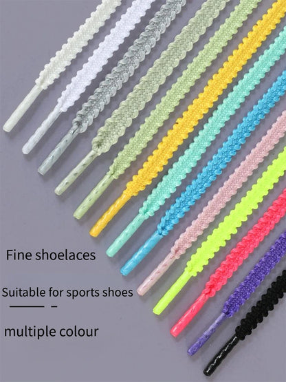 1Pair Shoe Laces New Casual Sneakers tennis Flat Shoelaces Fashion Rope Shoelace for Shoes 120/140/160CM Shoes Accessories - Smarsty