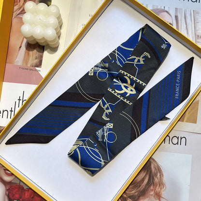 Women Long Scarf and Hair Tie Multifunctional Bandana - Smarsty