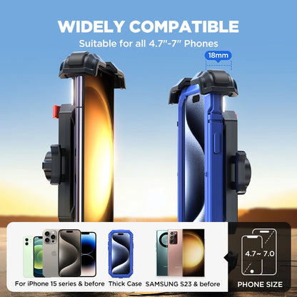 Ultra Stable Motorcycle Phone Mount for Handlebar Use - Smarsty