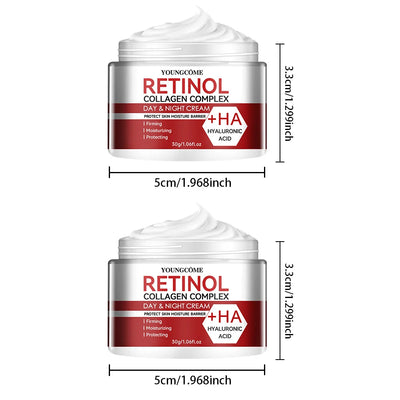 Retinol Collagen Facial Care Moisturizing Cream Deep Hydration  Suitable for dry Aging Face Cream Moisturizing Skin Repair - Smarsty