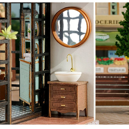 Doll House Handmade 3D Puzzle Making Building Model Kit Production And Assembly Room Toys Wooden Crafts DollHouse Birthday Gifts by Smarsty