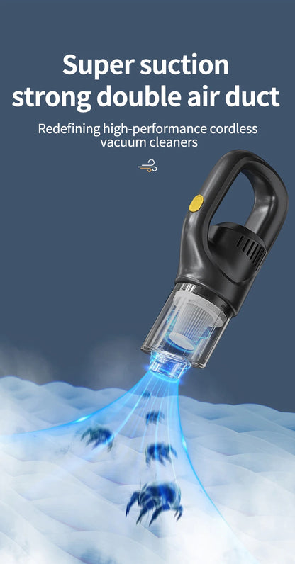Wireless Car Vacuum Cleaner Wet Dry Dual Use Handheld - Smarsty