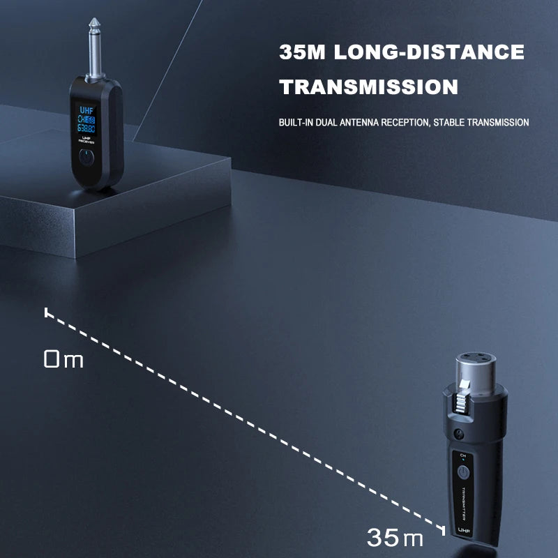BOMGE Wireless Microphone Adapter System for Dynamic Sound - Smarsty