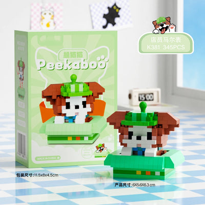 Animal Small Particle Dog Cat  Mini Building Blocks DIY Assembly Brick Sets Educational Toys for Kid 10 To 12 Year Birthday Gift - Smarsty