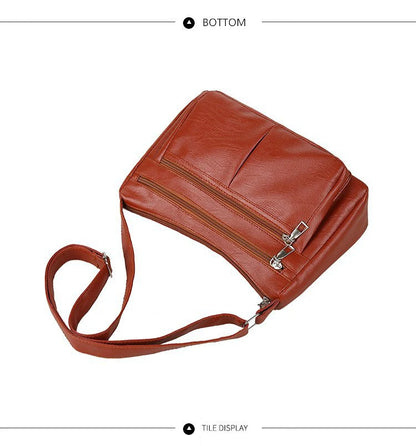 Korean Handbag Designer Leather Crossbody Bag for Women - Smarsty