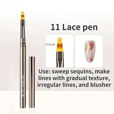 Professional Nail Art Liner Brushes for Precision Designs - Smarsty