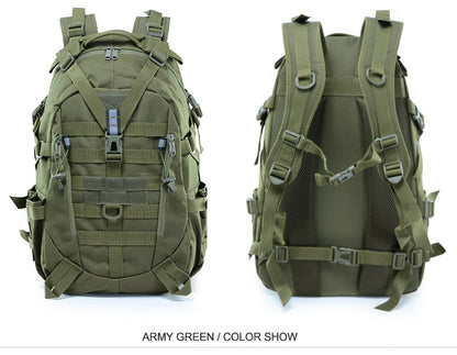 40L Tactical Backpack for Men Camping Hiking Backpacks Reflective Outdoor Travel Bags Survival Molle Climbing Rucksack Bag - Smarsty