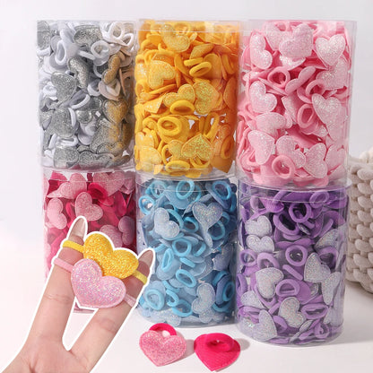 Kids Plush Hair Bands 20 Pack Soft Scrunchies For Children - Smarsty
