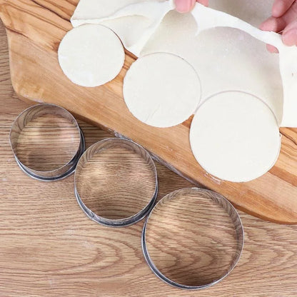 Stainless Steel Round Biscuit Molds Set for Baking - Smarsty