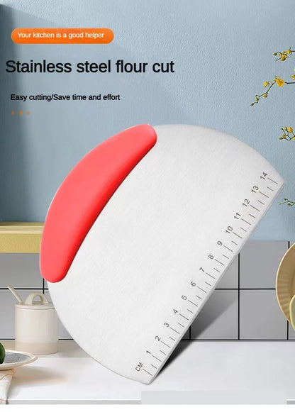 Stainless Steel Flour Cutter with Measurement Scale - Smarsty