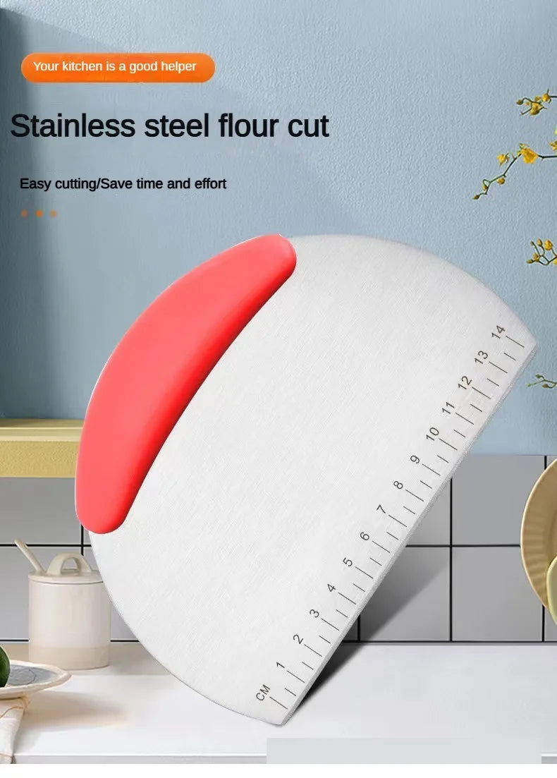 Stainless Steel Flour Cutter with Measurement Scale - Smarsty