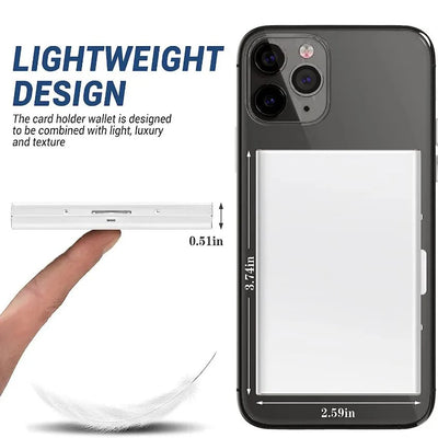 Antitheft ANTI Rfid Blocking ID Bank Credit Card Holder Wallets Men Slim Thin Aluminum Box Metal Mini Minimalist Cardholder Case - Smarsty