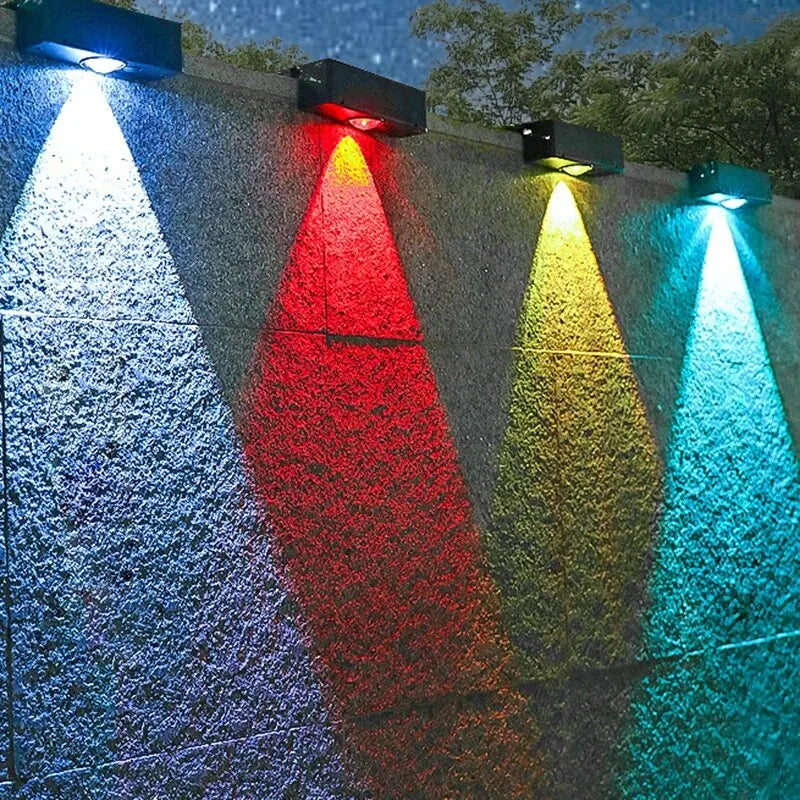 Solar Wall Lights Waterproof LED Garden Lamps - Smarsty