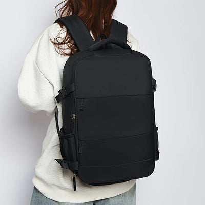 Couples Leisure Lightweight Backpack Travel Backpack Female New Backpack Student Schoolbag Large Capacity Travel Commuter Luggag - Smarsty