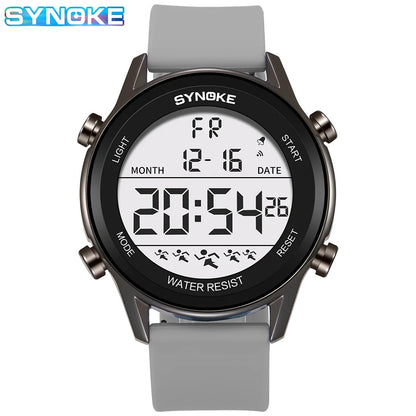 SYNOKE Men's Waterproof LED Digital Sports Watch - Smarsty