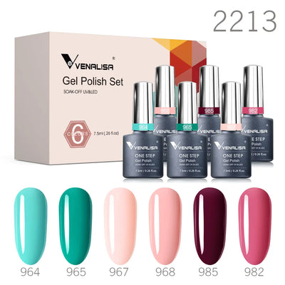 Venalisa HEMA Free Jelly Pink Nail Gel Kit - Smarsty