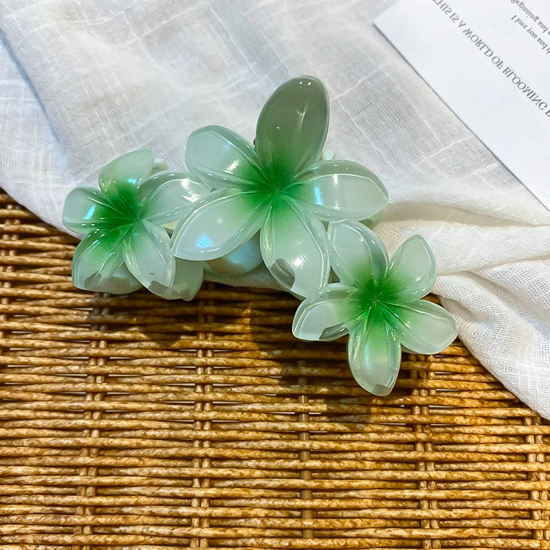 Sunflower Gradient Flower Hair Clip Secure Beach Style - Smarsty