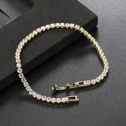 Zirconia Tennis Bracelet for Women Elegant Wedding Jewelry - Smarsty