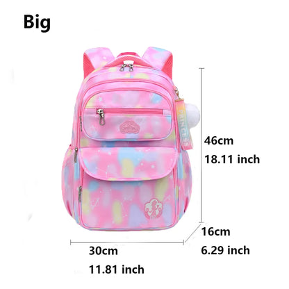 Pink Kids Backpack Waterproof Kawaii School Bag For Girls - Smarsty