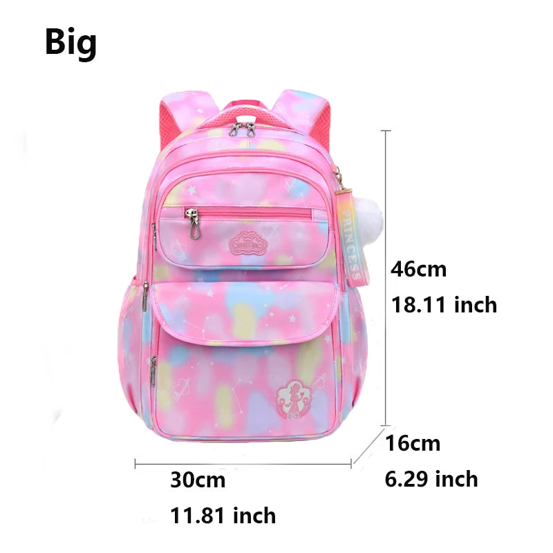 Pink Kids Backpack Waterproof Kawaii School Bag For Girls - Smarsty