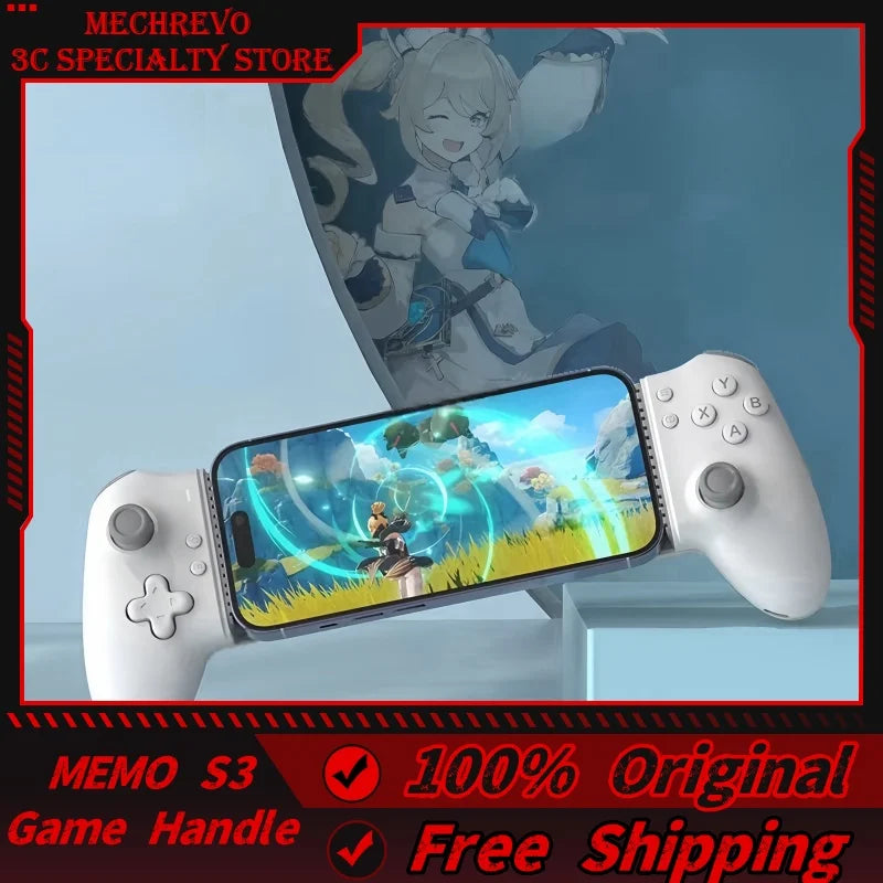 Memo S3 Type-C Mobile Gamepad with Hall Effect Joystick - Smarsty