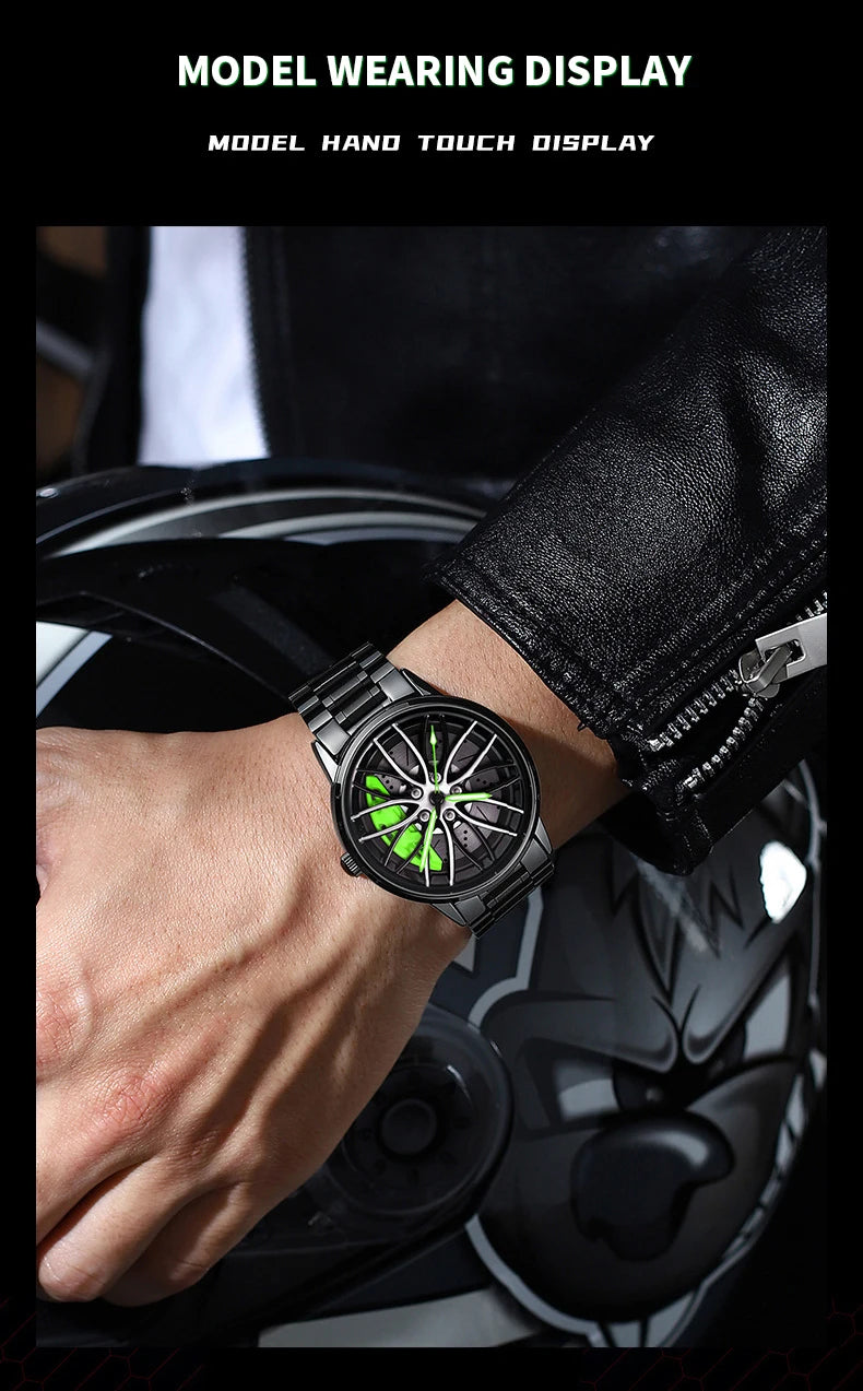 2024 New VA VA VOOM Black Stainless Steel Sports Watch - Smarsty