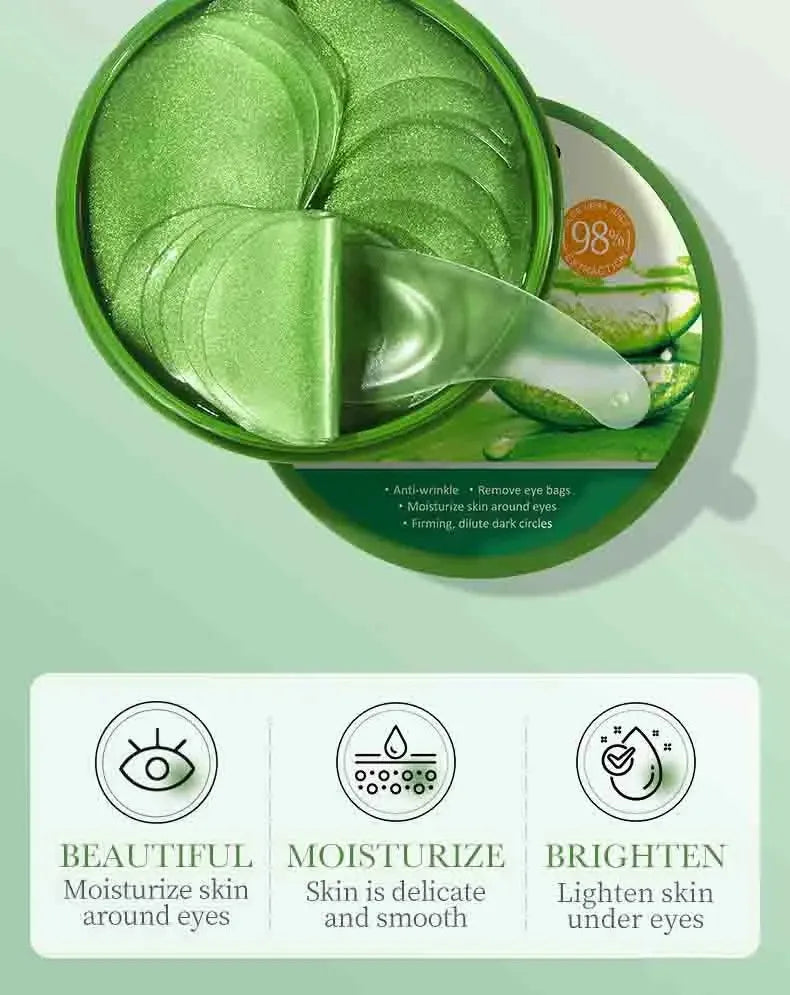 Aloe Vera Collagen Eye Masks for Dark Circles and Moisturizing - Smarsty
