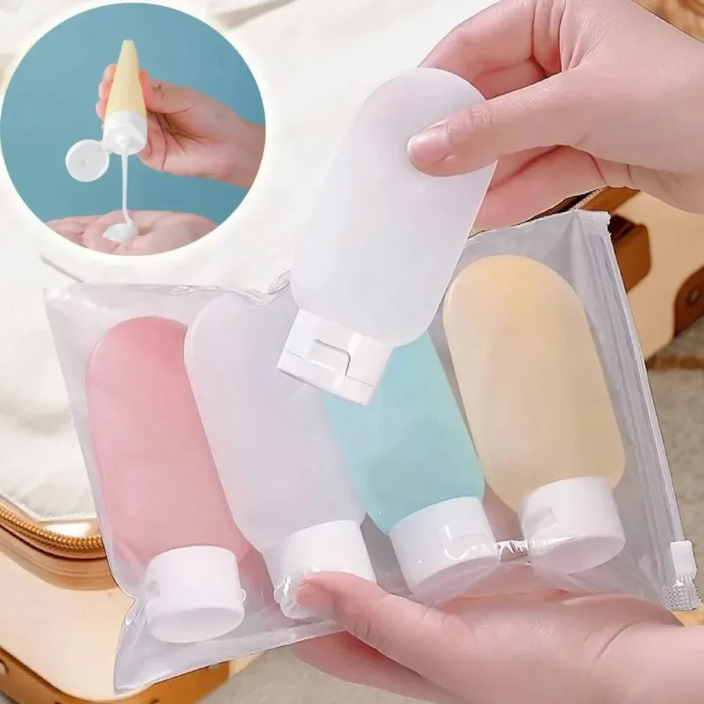 Refillable 60ml Travel Squeeze Tube Bottle Set - Smarsty