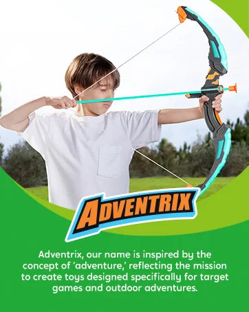 JOYFY Kids Bow and Arrow Set LED Light Up Archery Toy With 9 Suction Cup Arrows Target for Kid Ages 6-12 Outdoor Play Gift