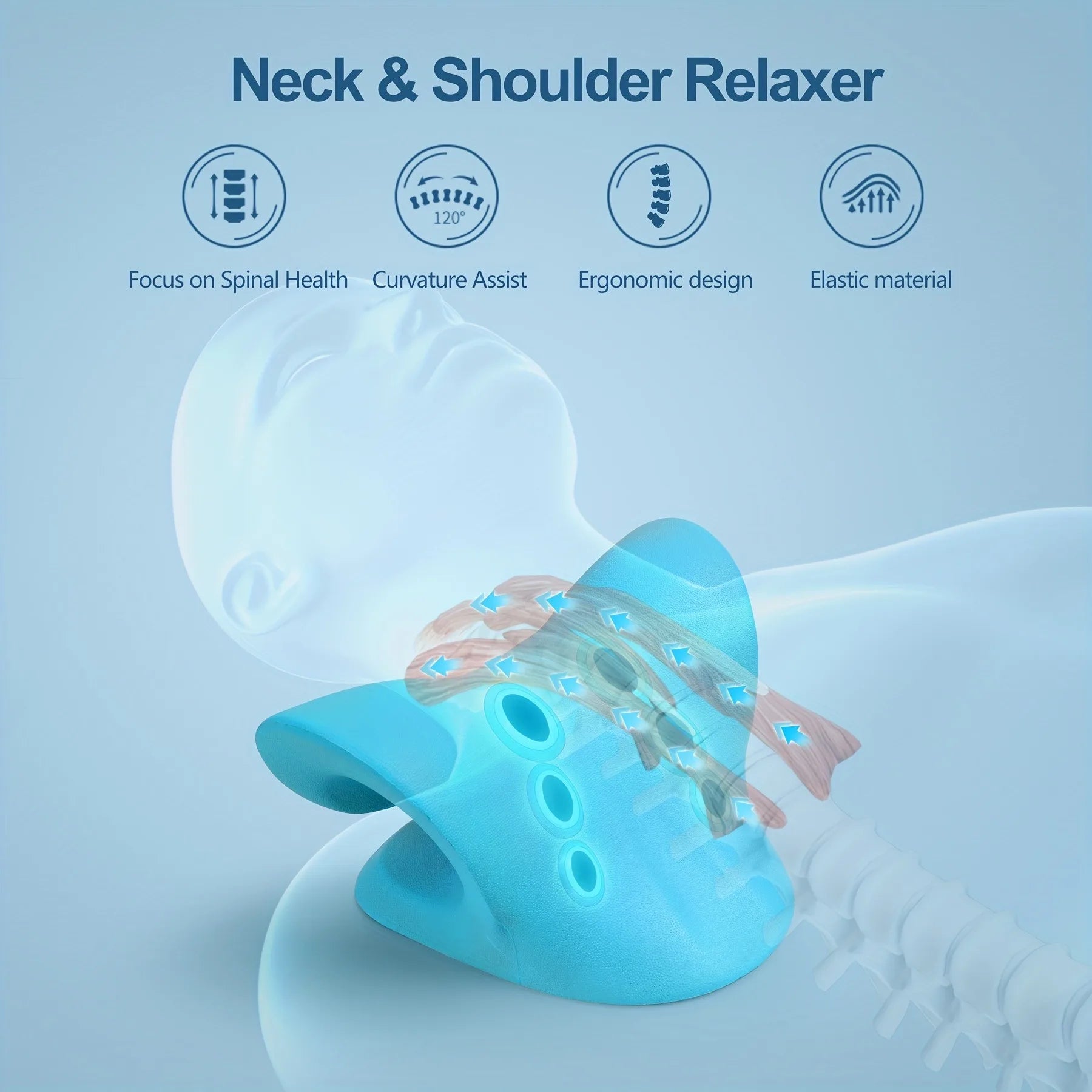 Eva Neck And Shoulder Relaxer For Pain Relief - Smarsty