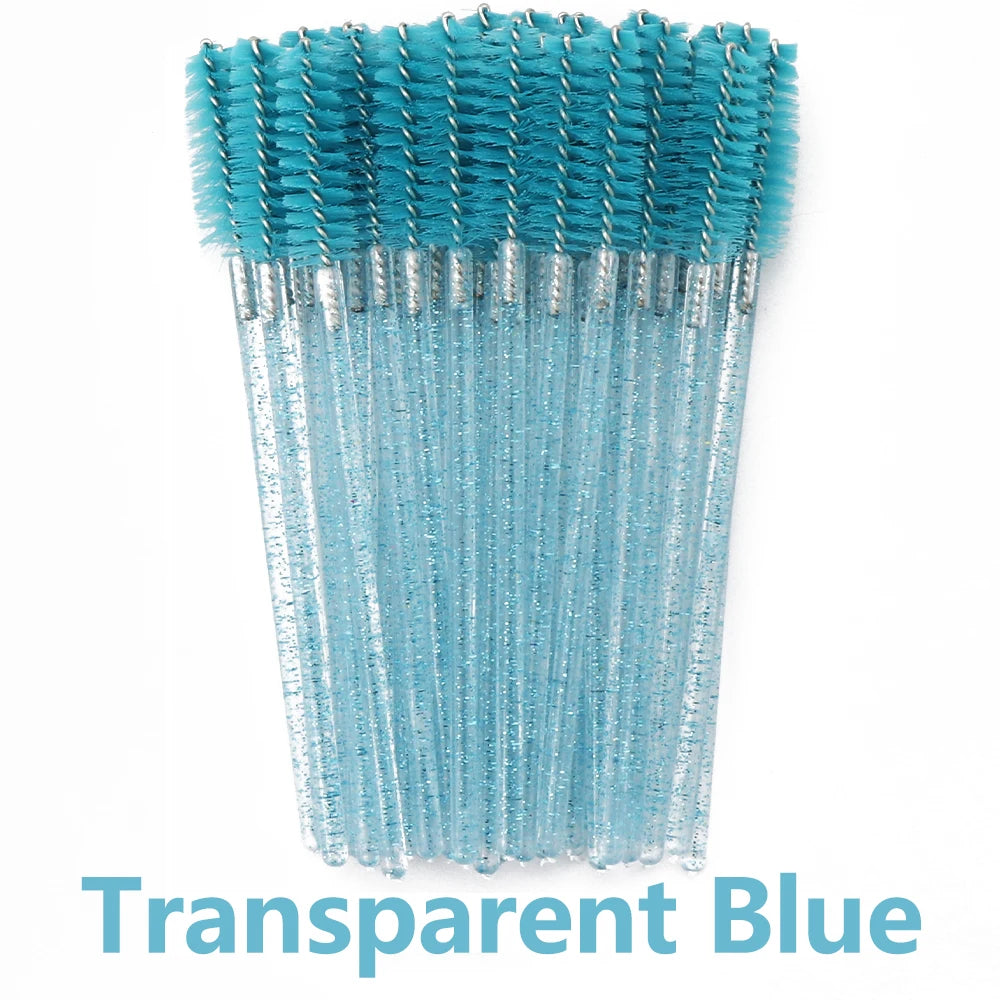 50Pcs Disposable Eyelash Brushes for Makeup Application - Smarsty