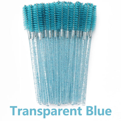 50Pcs Disposable Eyelash Brushes for Makeup Application - Smarsty