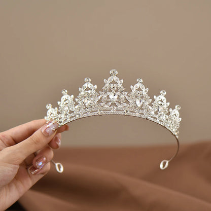 Girls Princess Crown Crystal Tiara for Dance Performance - Smarsty