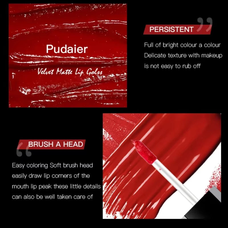 Long Lasting Matte Liquid Lipstick 17 Vibrant Shades - Smarsty