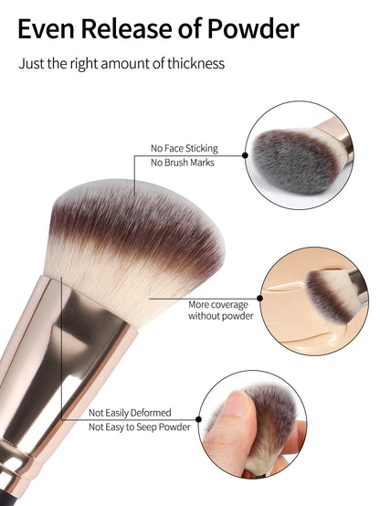 MAANGE 4 Piece Makeup Brush Set for Beginners - Smarsty