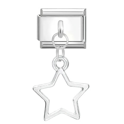 Italian Stainless Steel Charm Links For 9mm Bracelets - Smarsty