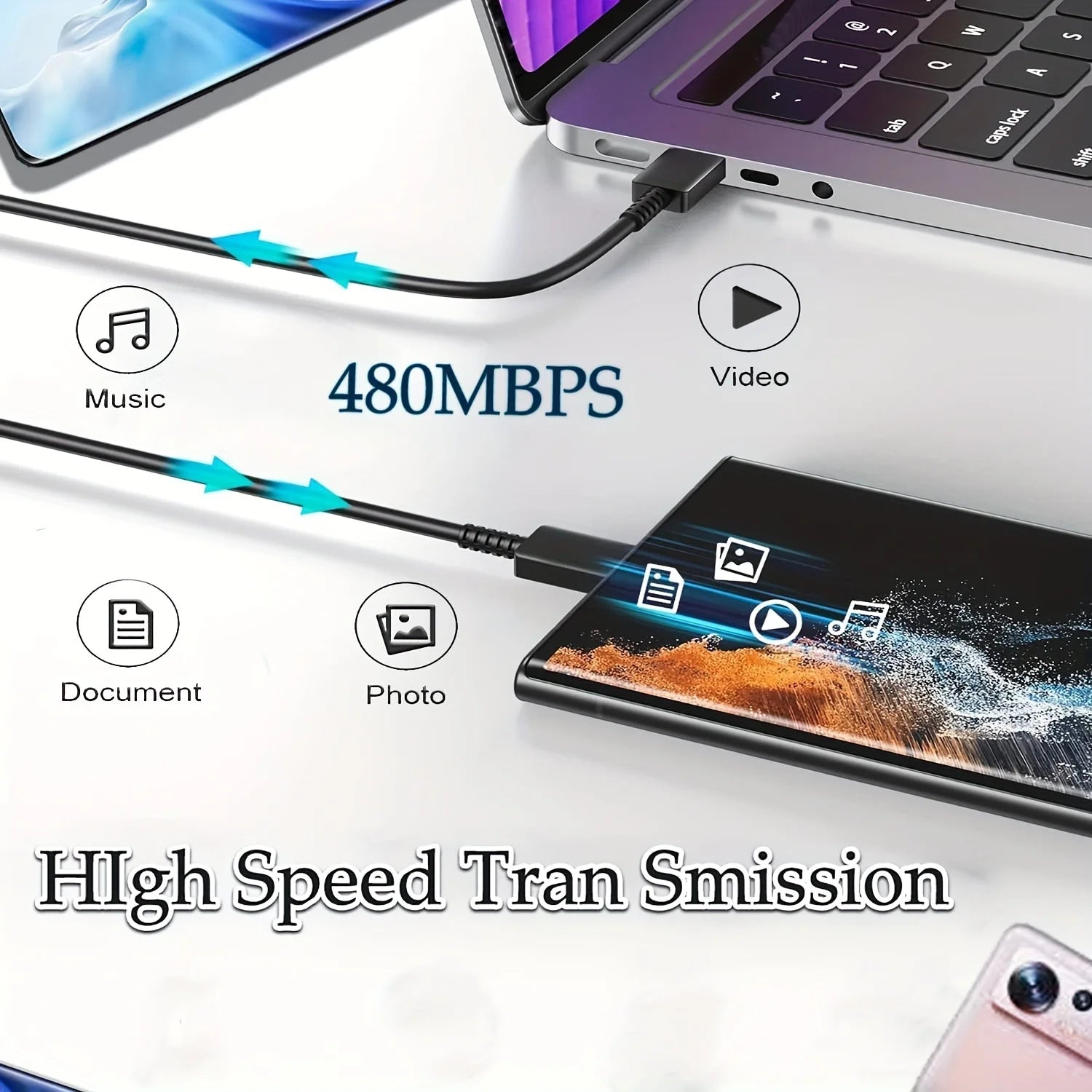 45W USB C PD Charger Fast Charging For Smartphones Portable - Smarsty