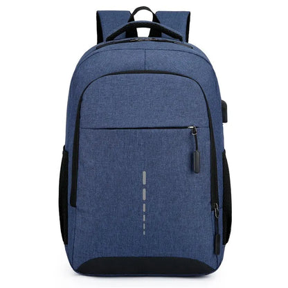 Mens BackPack LargeCapacity Simple Fashion Travel Female Student ComputerBag - Smarsty
